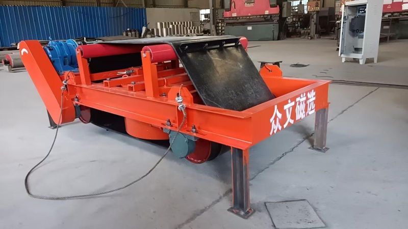 帶式除鐵器的帶速設(shè)計(jì)主要取決因素